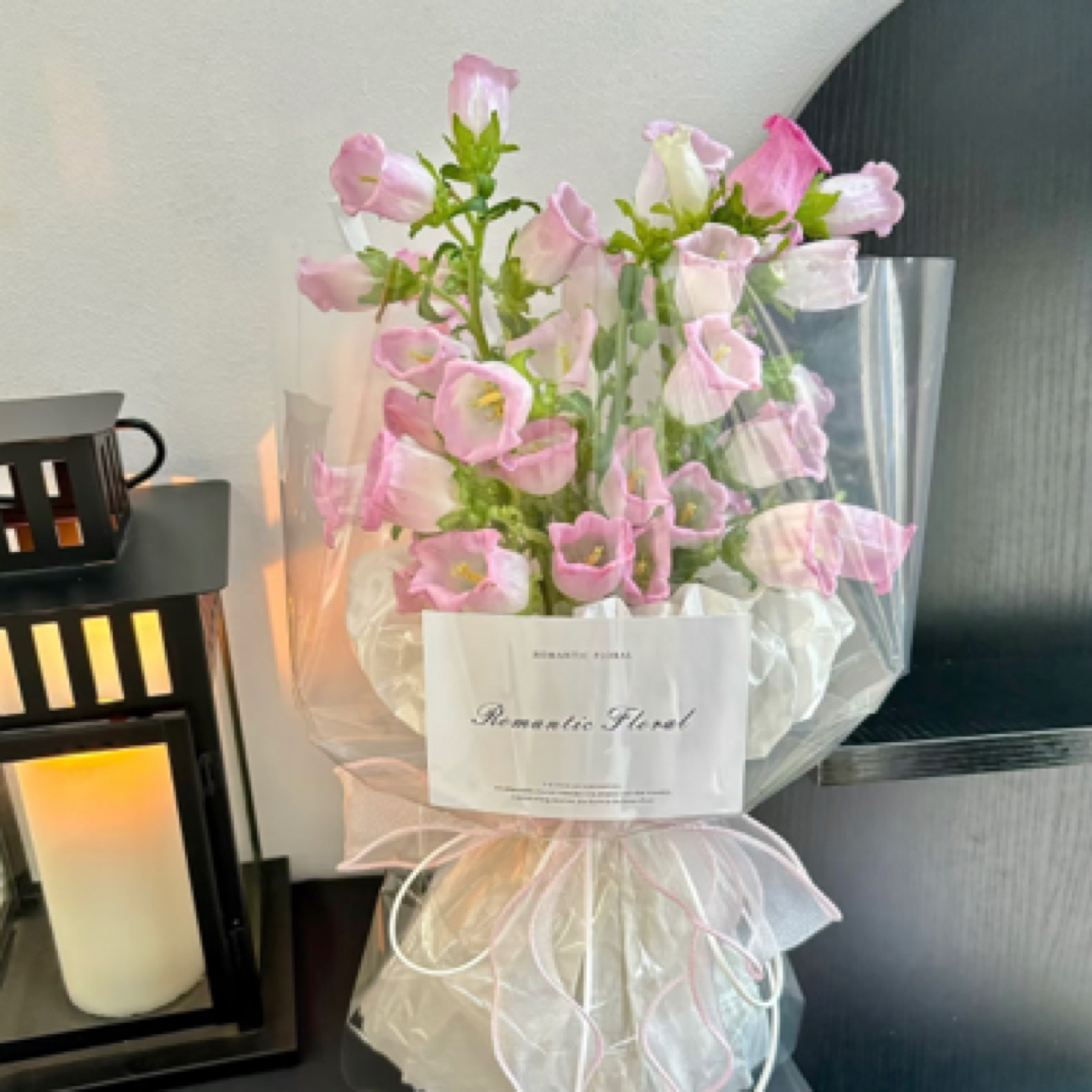 [风的温柔]-10枝风铃花花束ins风鲜花送货上门