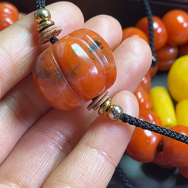 颈饰琉璃泥*壮琉璃……….