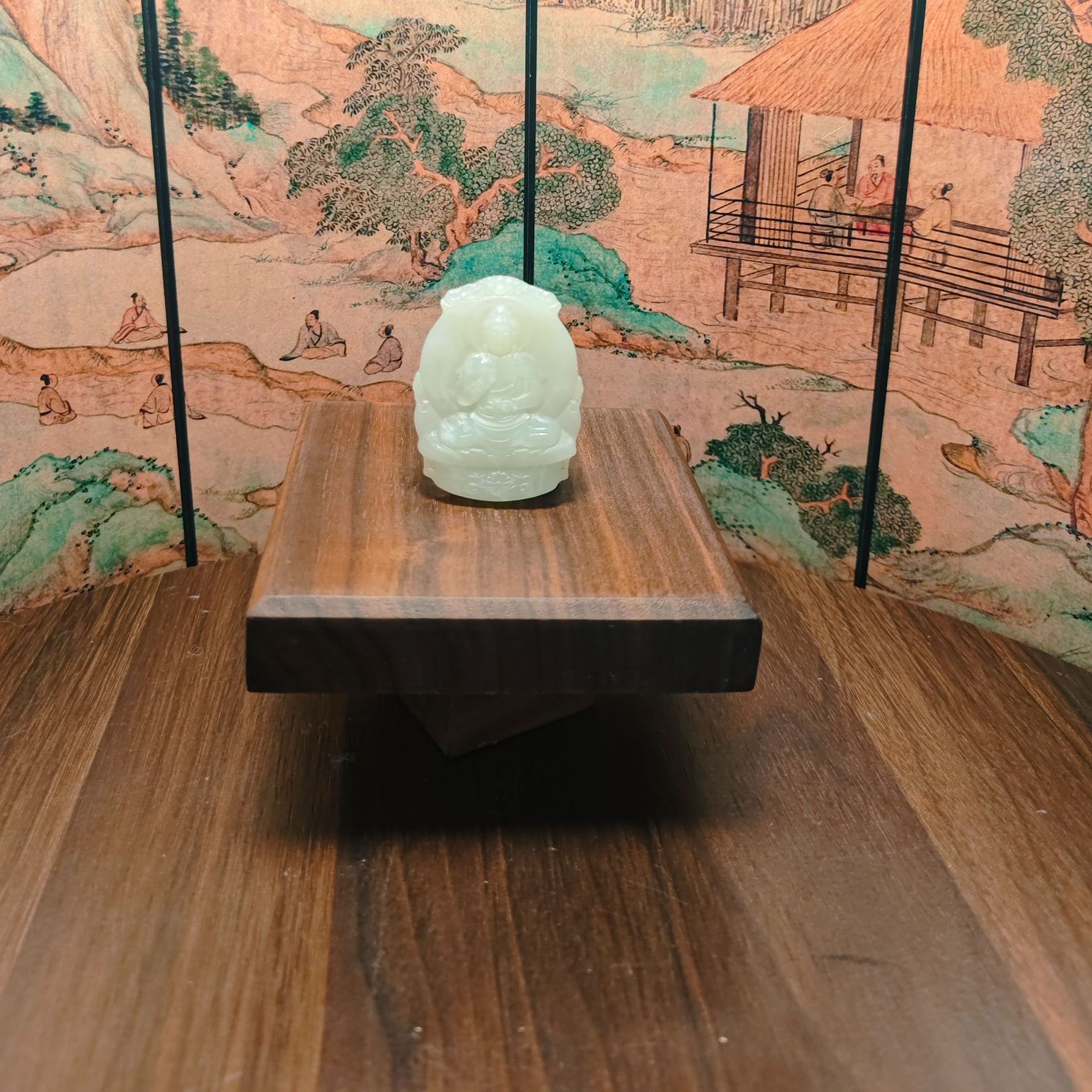 F和田玉阿弥陀佛（猪、狗）0633