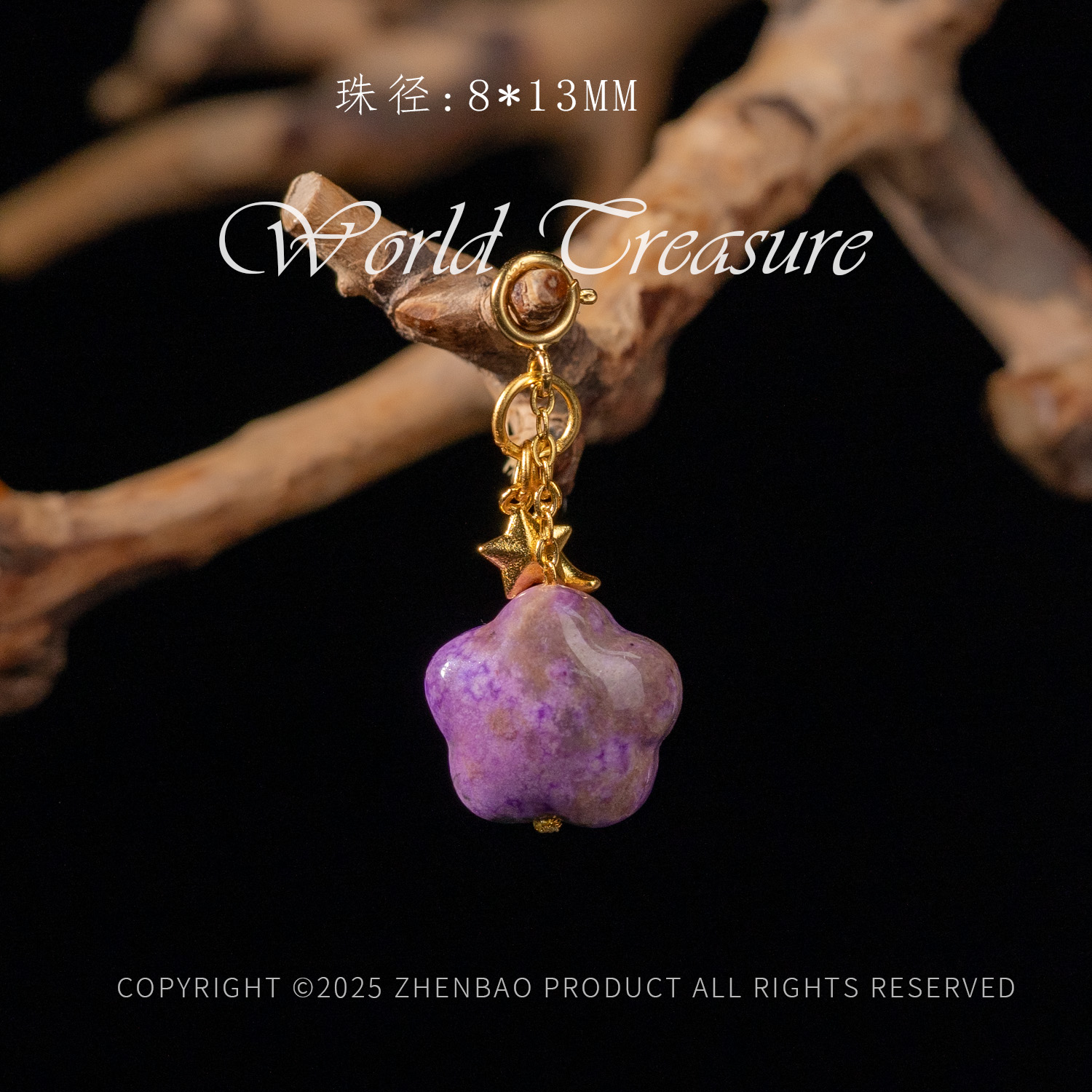 世间臻宝丨舒俱来星星吊坠/多样性发/P10264/0