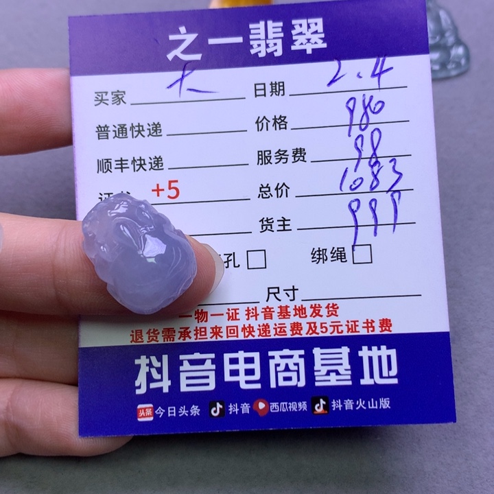 翡翠颈饰未镶嵌大**宝