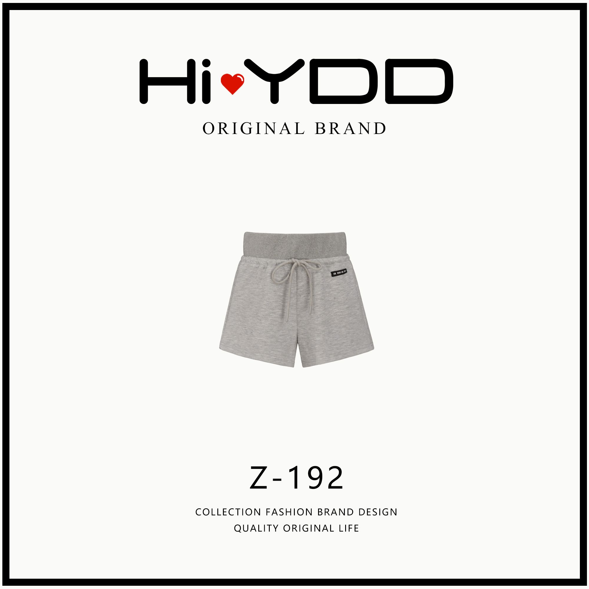 YDD•「Z-192」新款满花修身复古中高腰休闲牛仔短裤G-7736