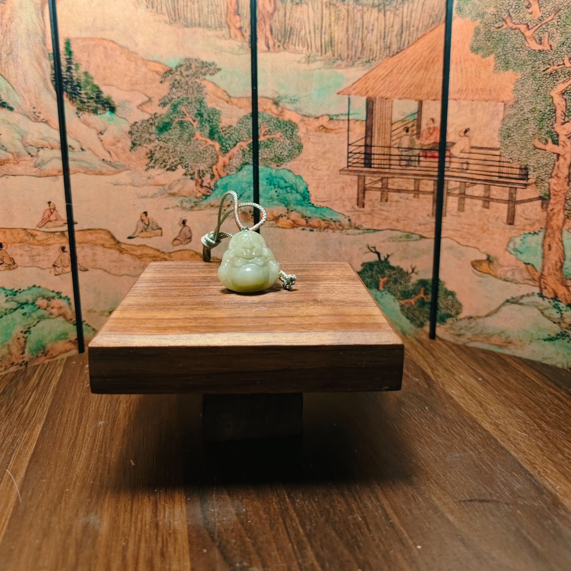 W和田玉佛公吊坠0374