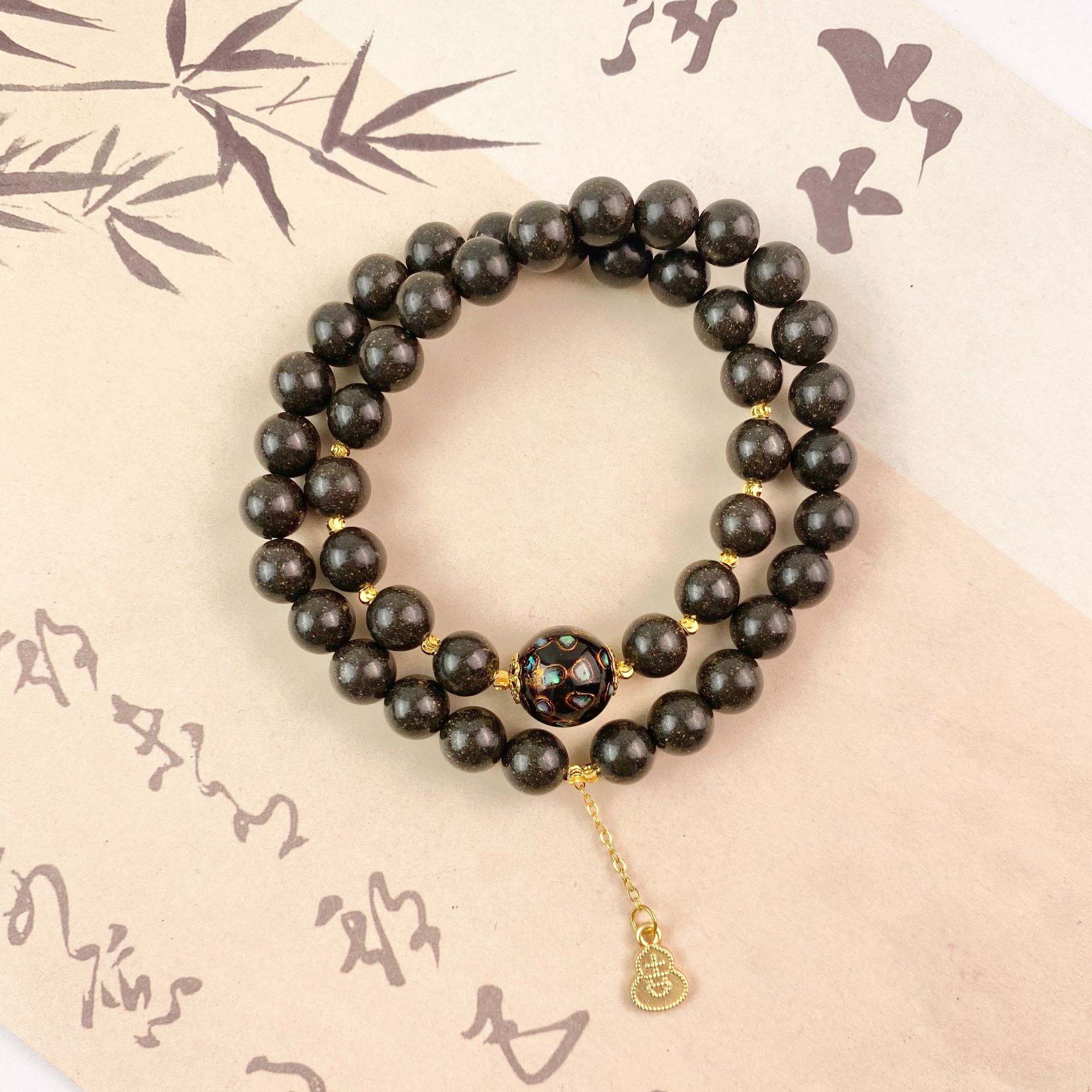 【艾附暖宫丸】合香珠8mm双圈手串