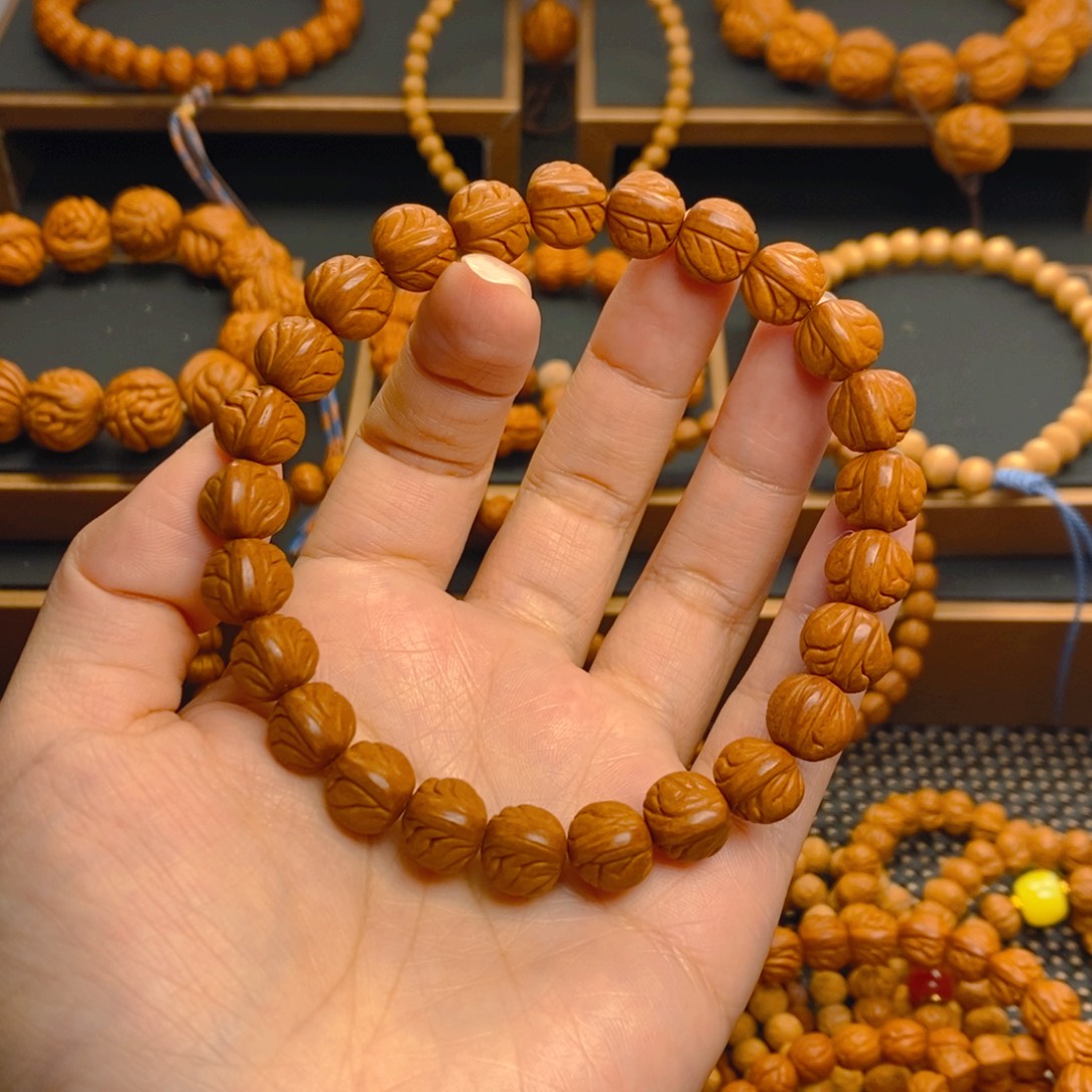 晴***＇桃核吊坠秦岭森林11