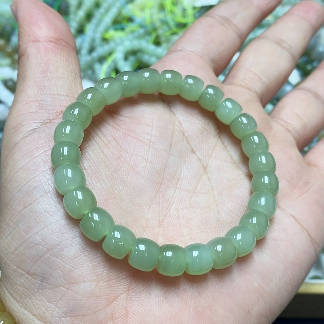 和田玉手链未镶嵌