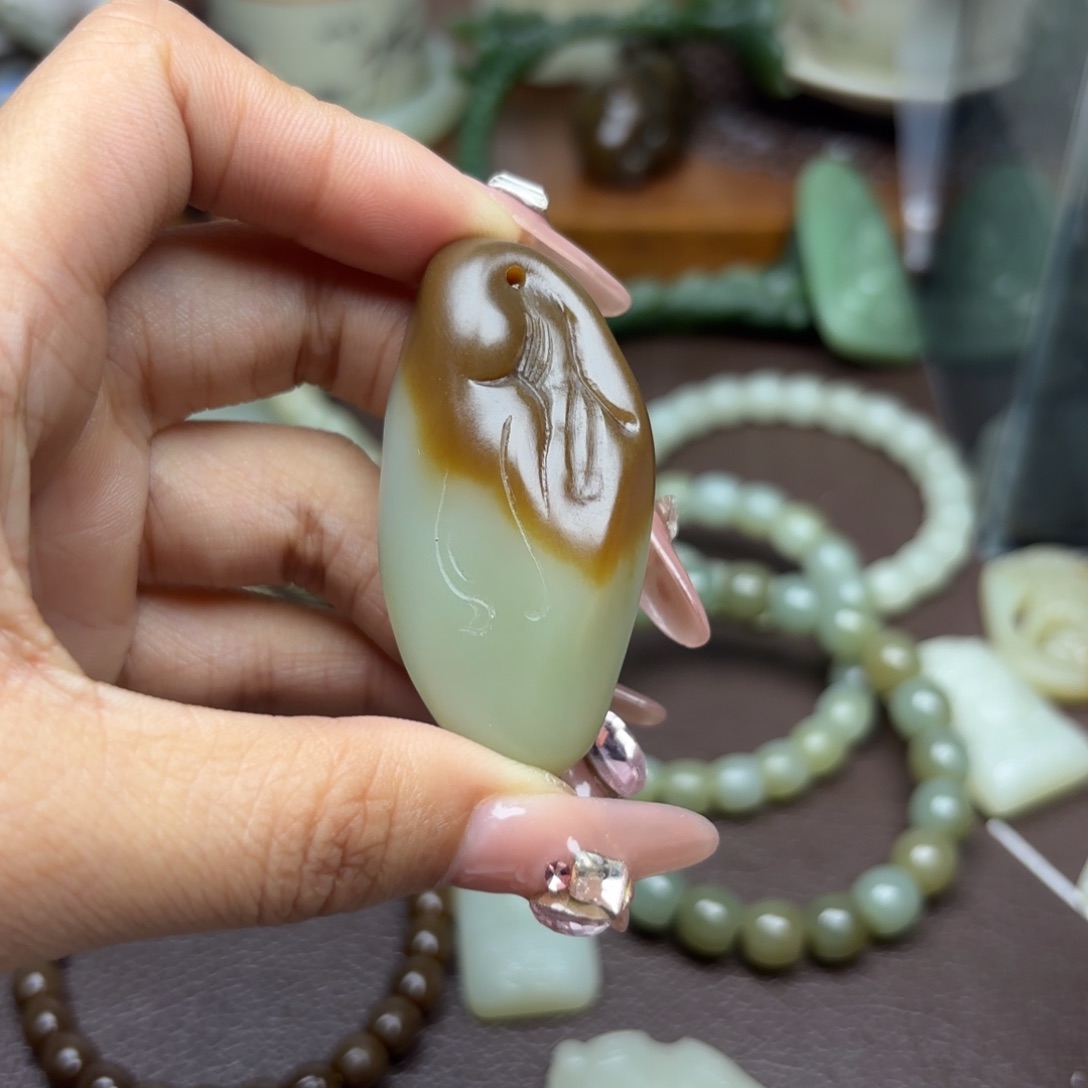 和田玉颈饰未镶嵌