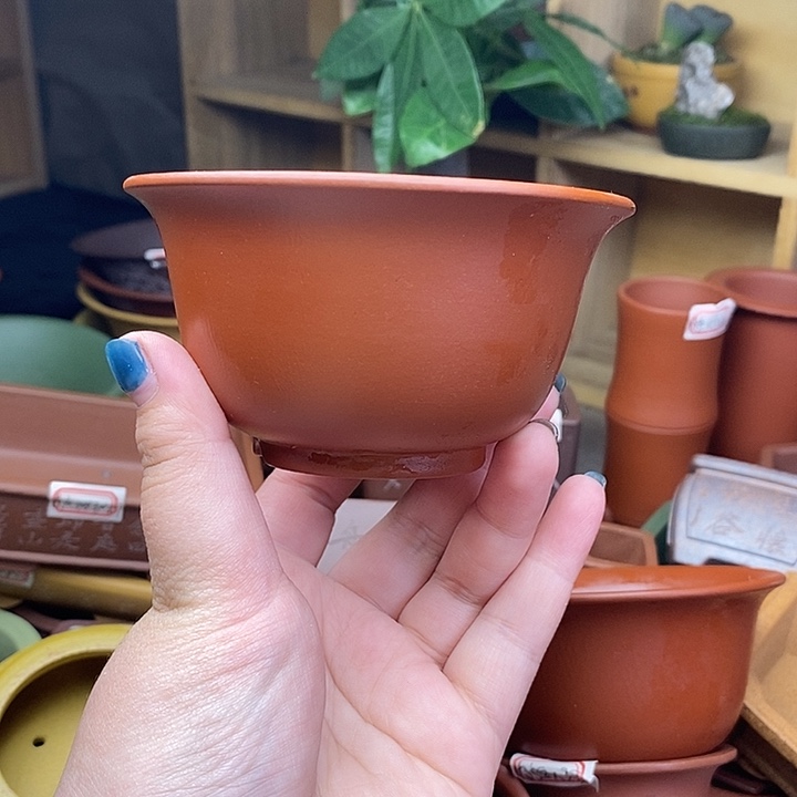 名***海手工艺品琉璃宜兴紫砂精品花盆