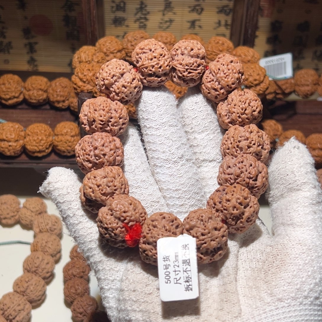 张***磕手串金刚菩提23梅花平头尾