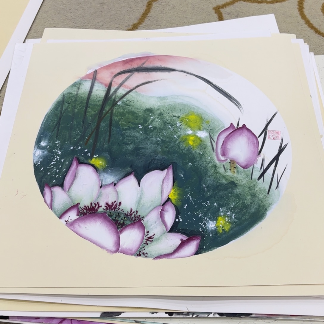 国画50-50卡纸作品童