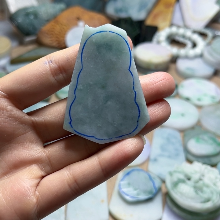 用***6定制翡翠未镶嵌A货