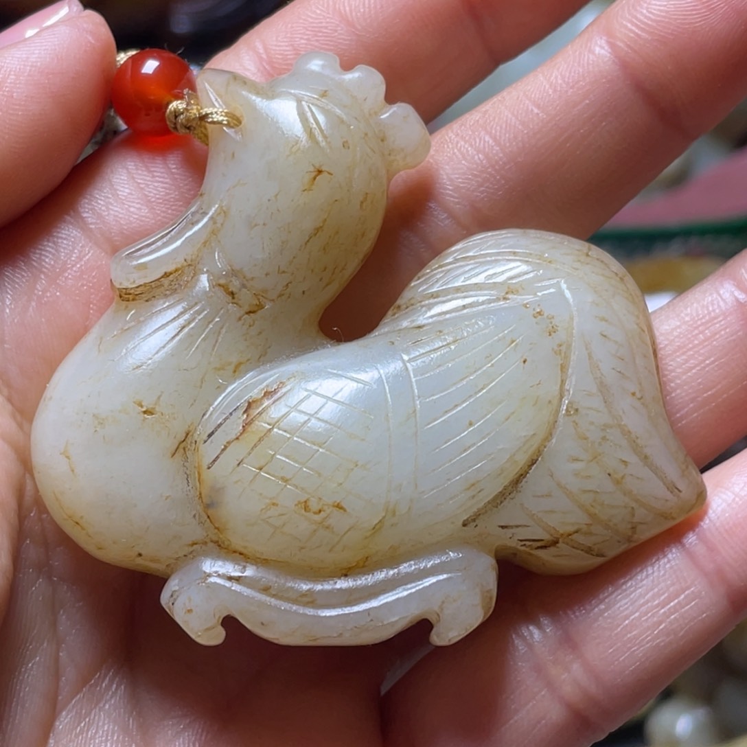 【闪购商品】和田玉把件未镶嵌深**剑