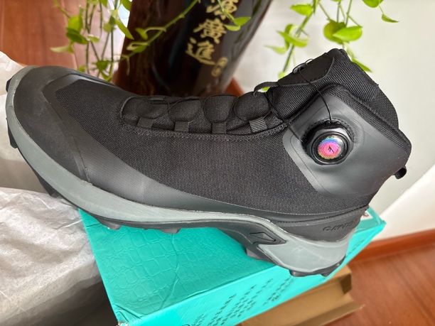 男士户外徒步登山旅游鞋黑灰44