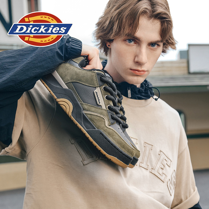 明星同款Dickies男鞋秋冬新款低帮百搭鞋复古潮流鞋时尚舒适板鞋