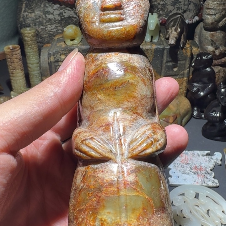 未镶嵌和田玉（糖玉）挂件神*秘