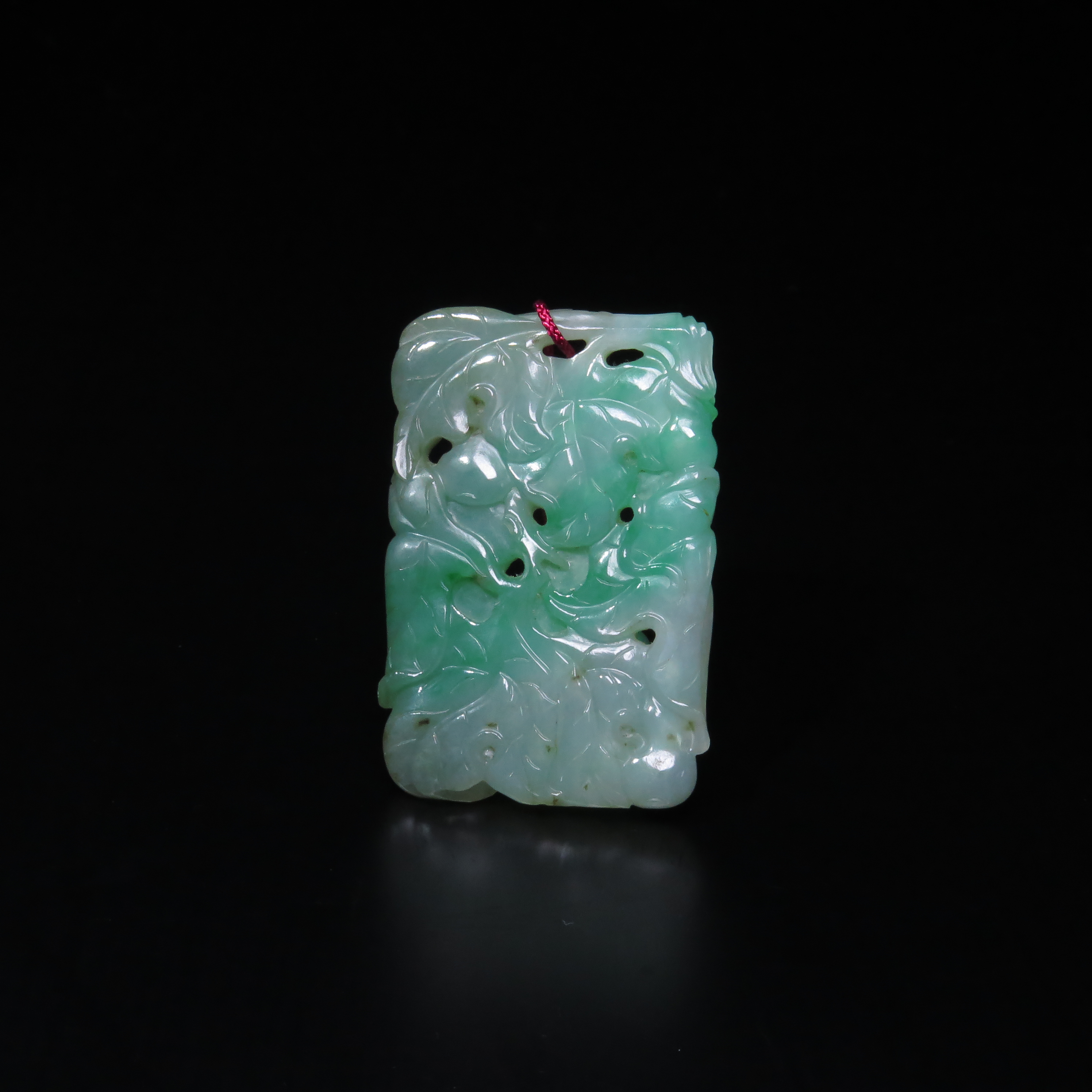 晚清翡翠福禄佩/MZ530791/翡翠/民族文物