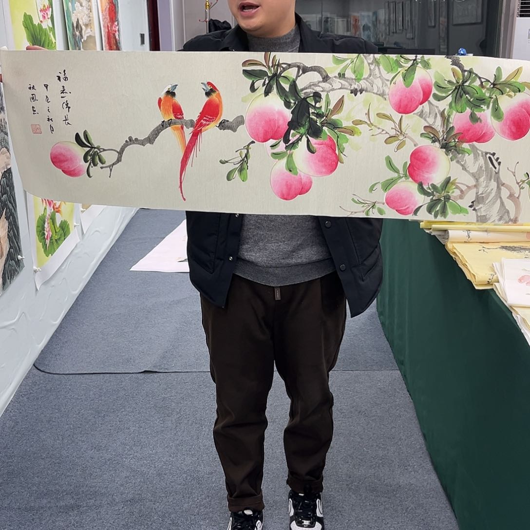 国画宣纸国画纯手绘作品