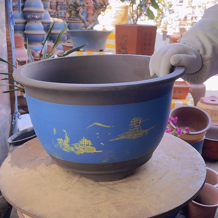 紫砂宜兴蓝山水36