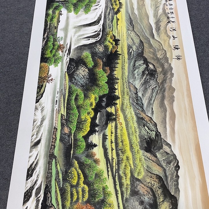 国画今天早上国画作品展示