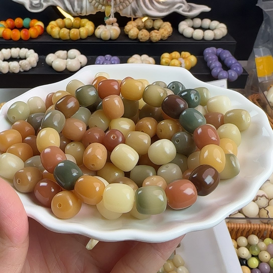 手串菩提根/象牙果卡12莫奈年糕500颗