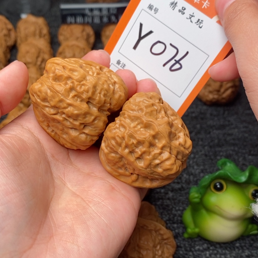 【闪购商品】把件桃核观*41蛙蛙