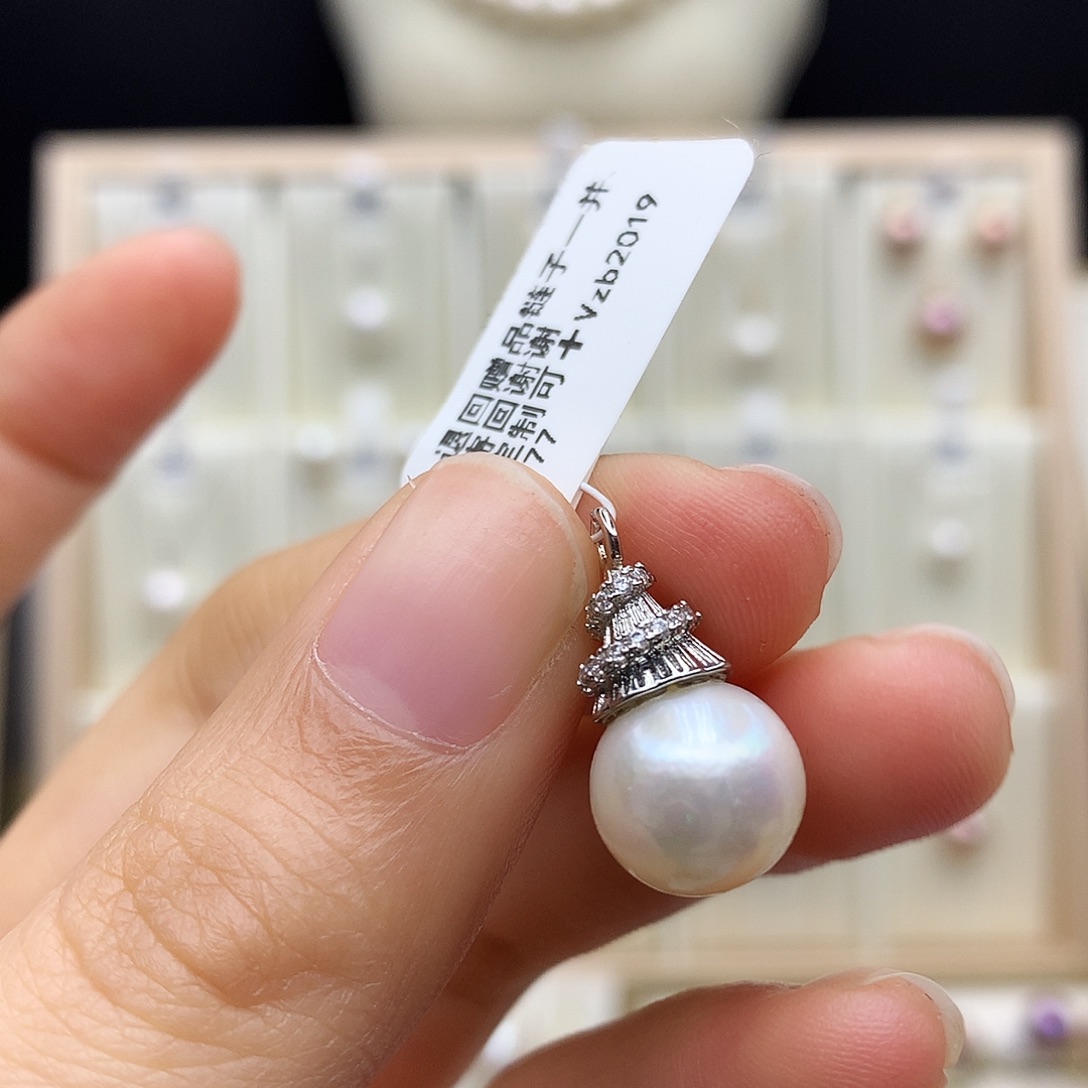 颈饰淡水珍珠合金