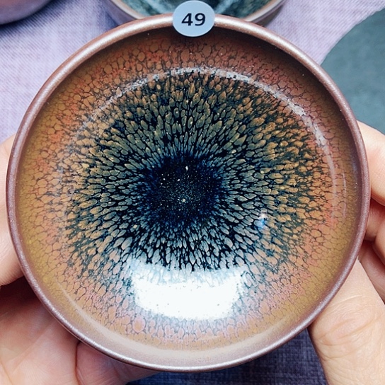 茶盏龙窑柴烧普洱杯9.3口径