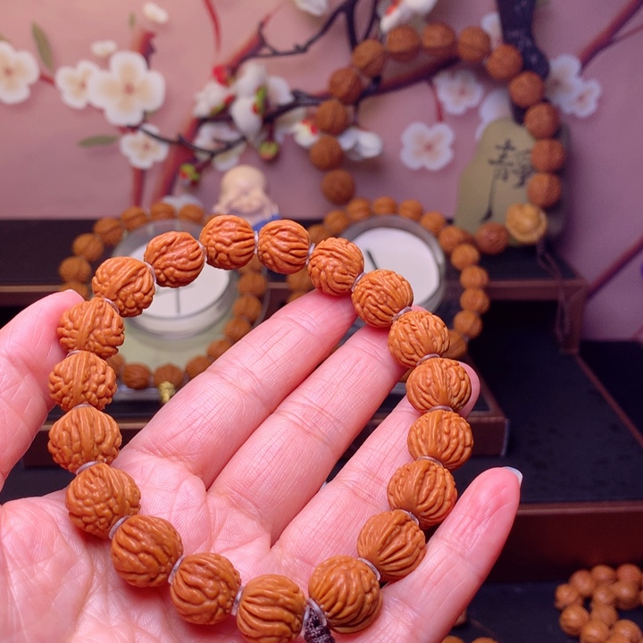 桃核手串（****³龙纹桃核