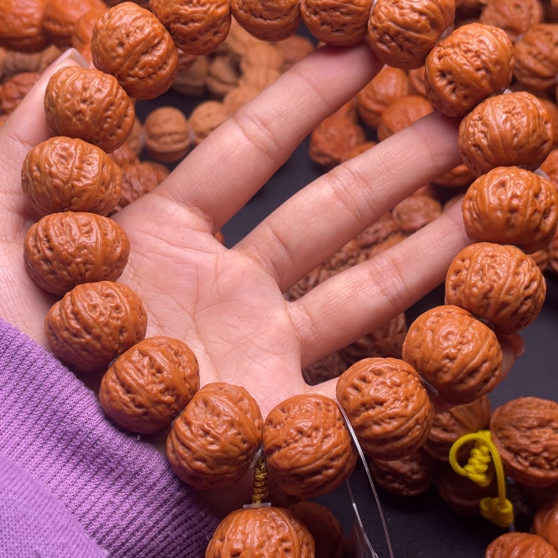 文玩核桃手串磨盘