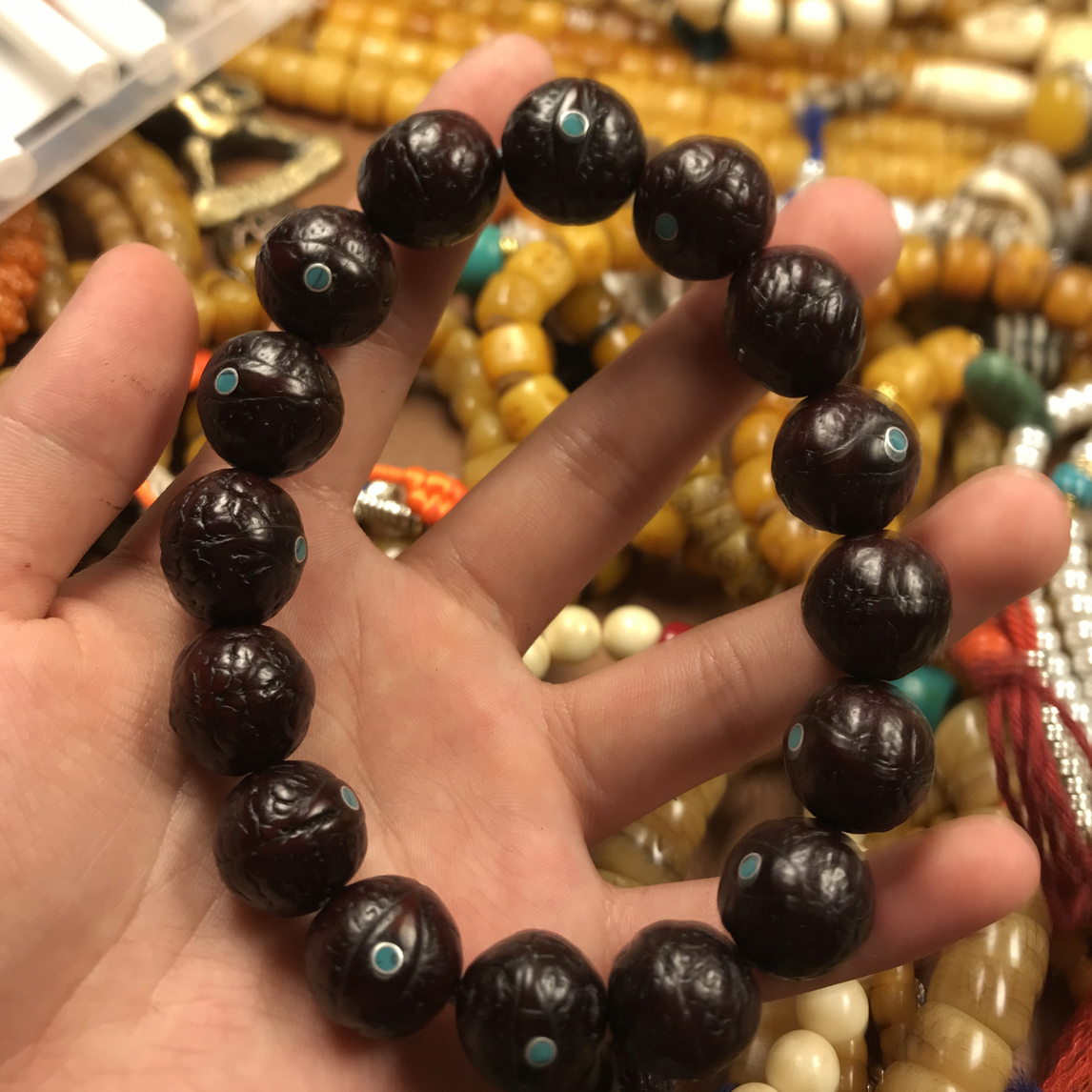 不锈钢布艺手链 牦牛骨手非常时期