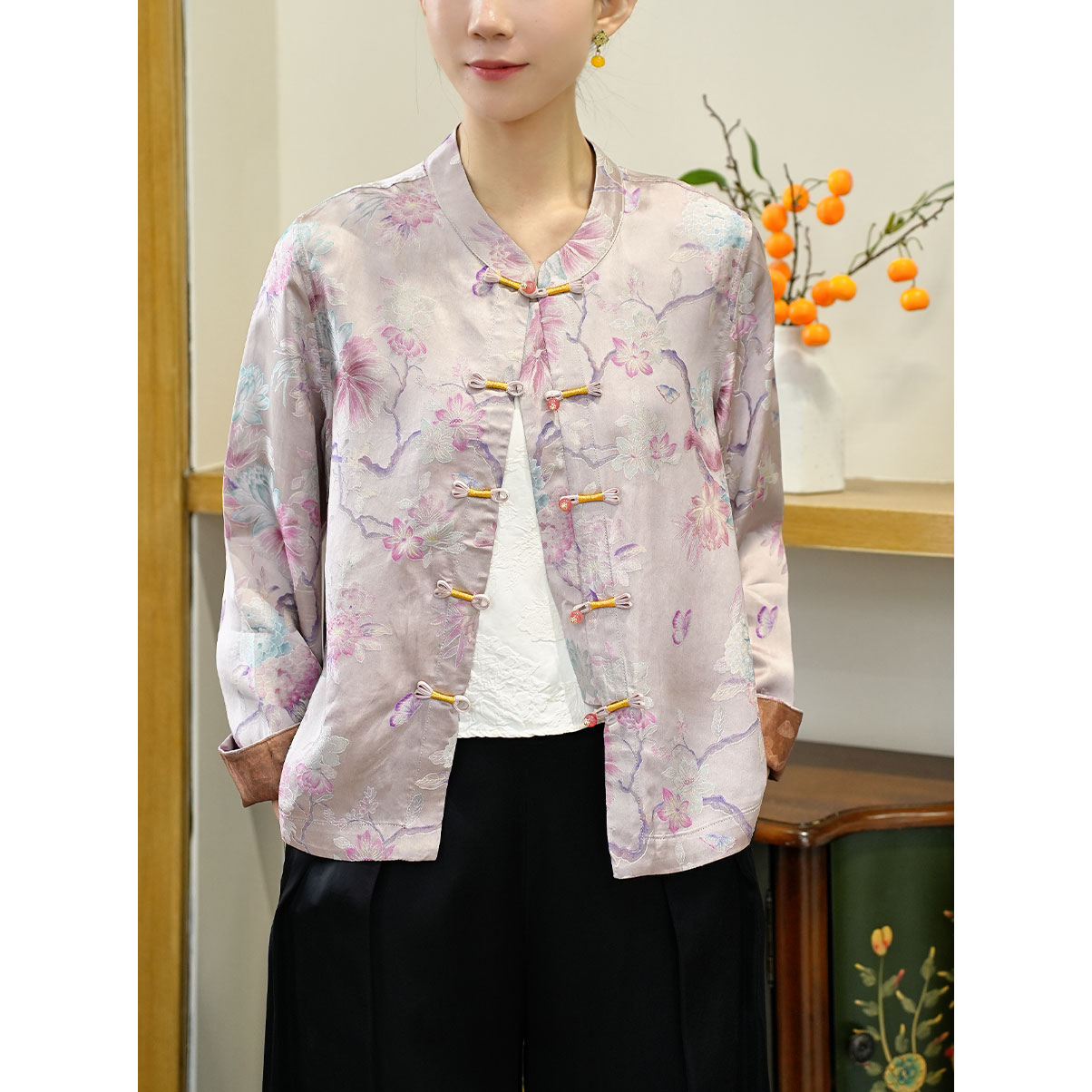 [烟棠]2025新中式国风秋季开衫外套上衣3264