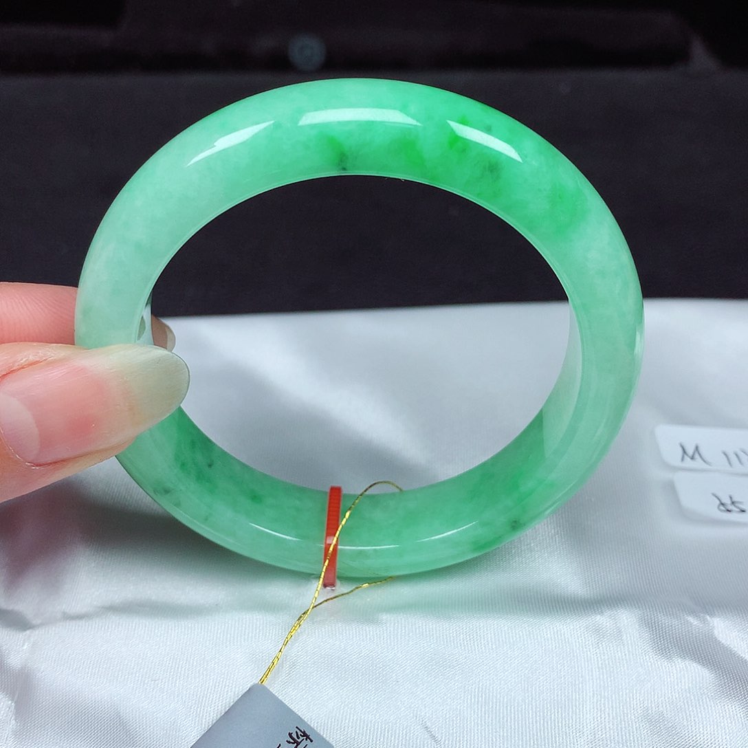 未镶嵌手镯翡翠55圈333