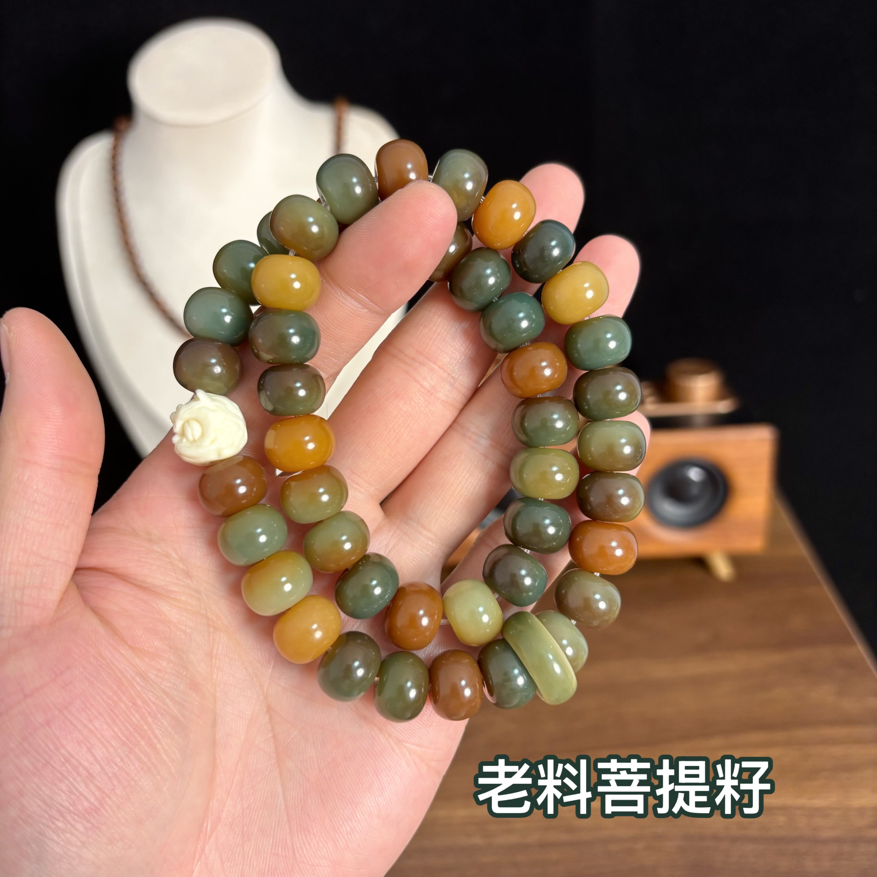 【敦煌菩提双圈】手串天然原色菩提根手作男女文玩