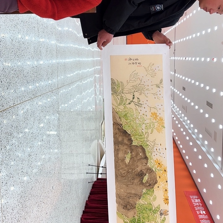 国画崔田对老师去伪存真原作