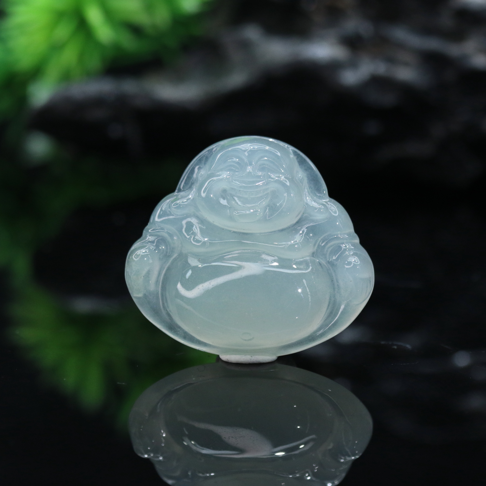 10天然缅甸翡翠A货冰佛公吊坠/900215/上海嘉禾拍卖