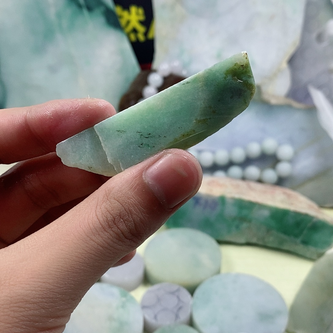 翡翠散珠天然缅甸翡翠a货