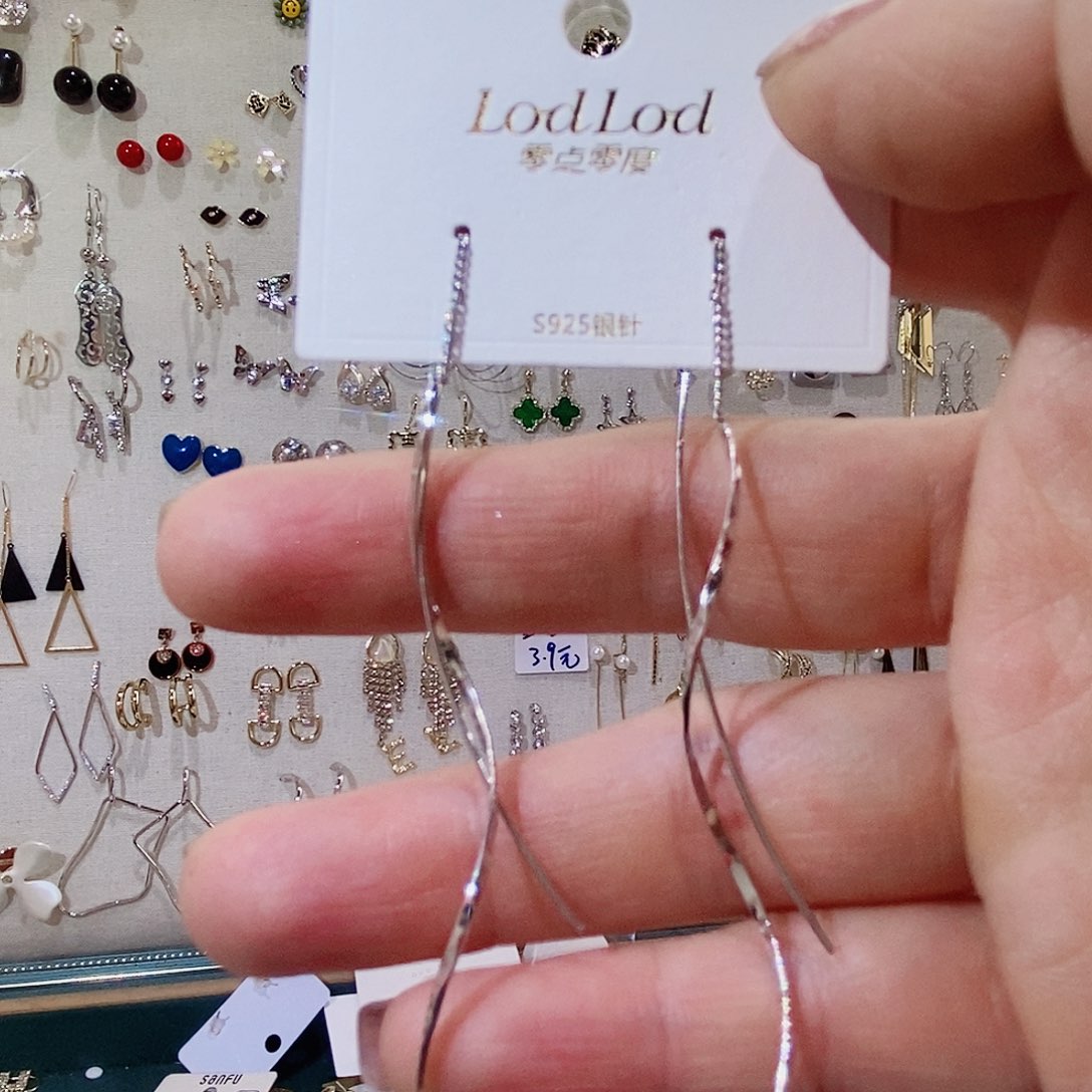 耳饰淡水珍珠银S925镶嵌