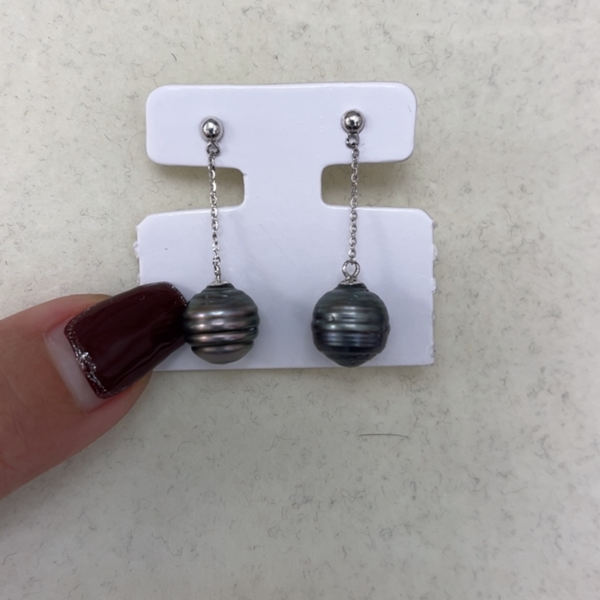 【闪购商品】海水珍珠耳饰银S925镶嵌