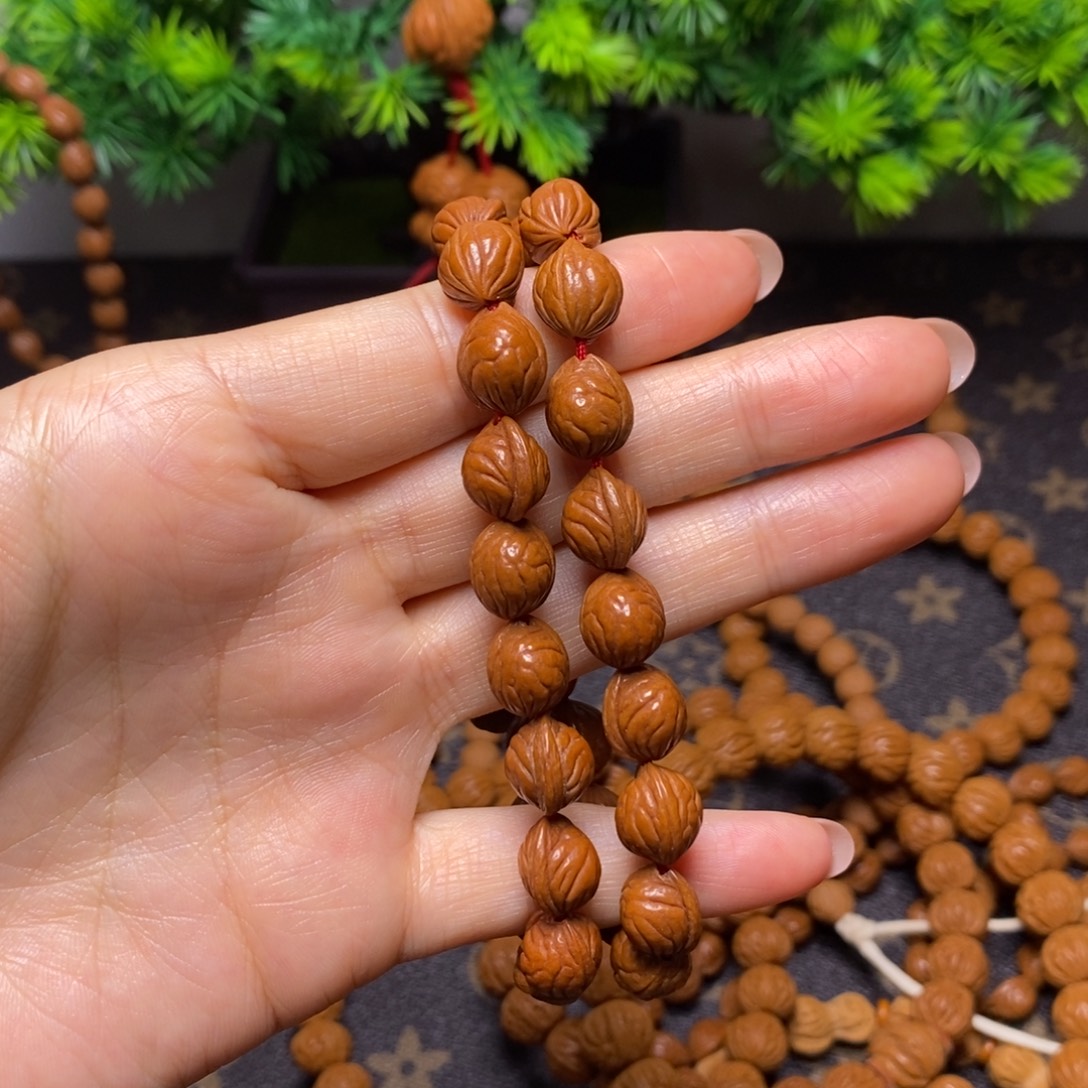 *****桃核手串秦岭桃核