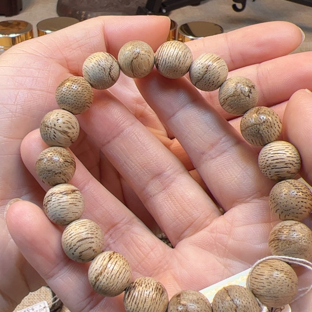 手串沉香天然野生马尼涝1.1