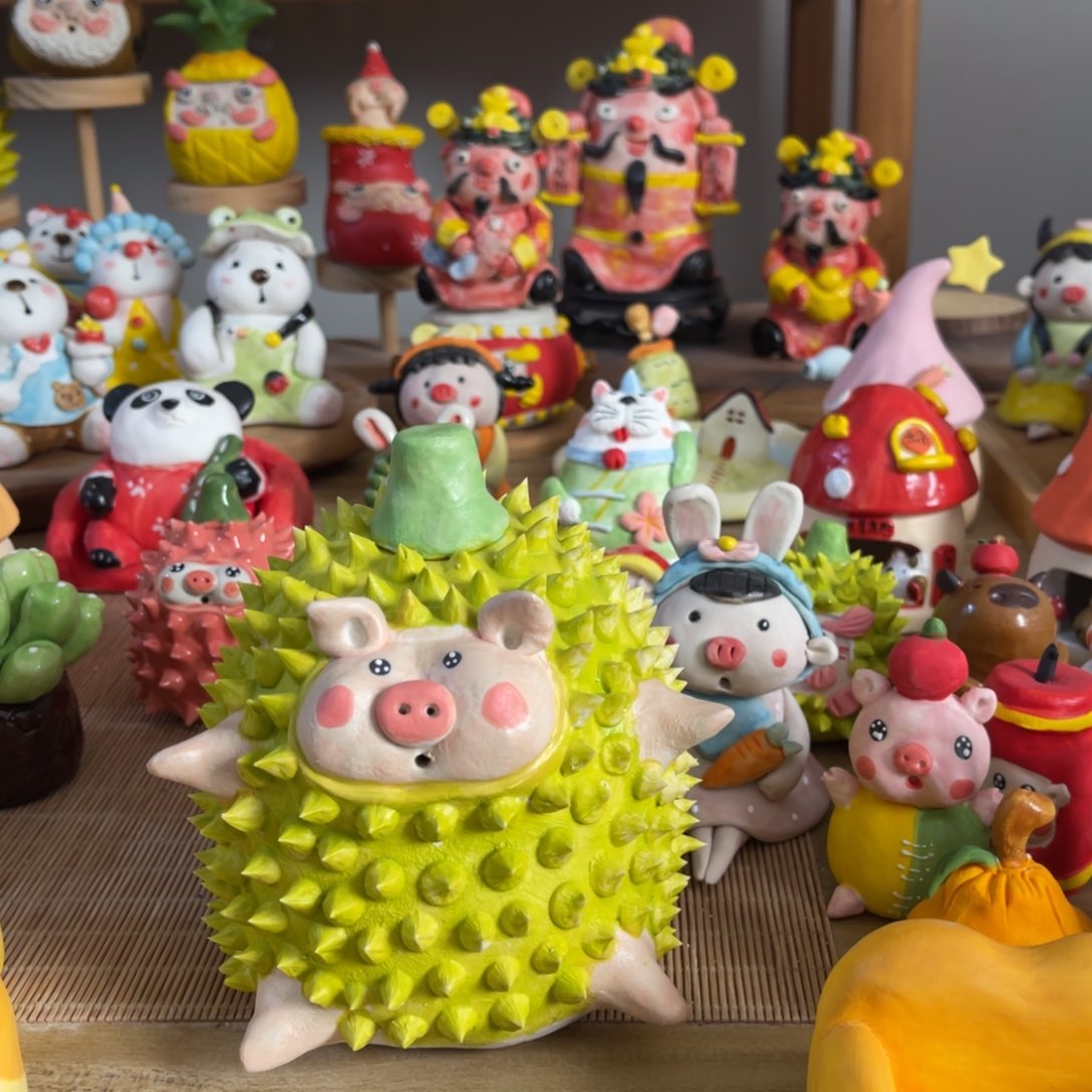 【闪购商品】摆件尕*尕景德镇陶瓷手作微瑕