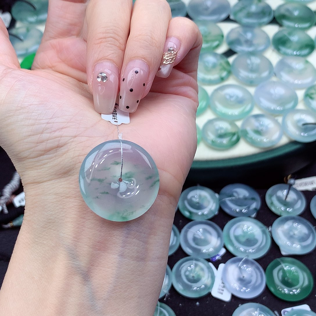 颈饰未镶嵌翡翠编号34尺寸26.4/5.7