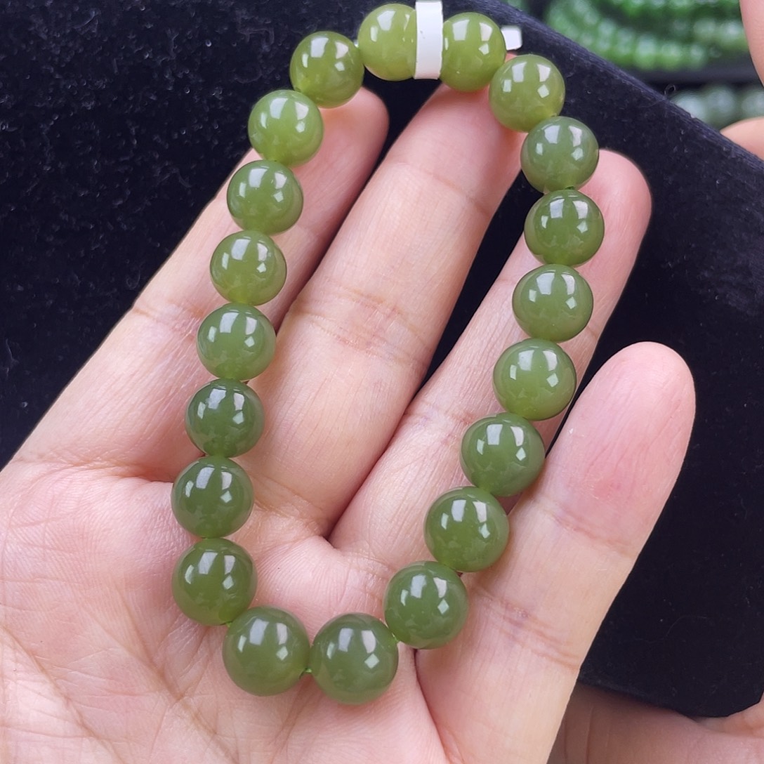 和田玉未镶嵌手链4