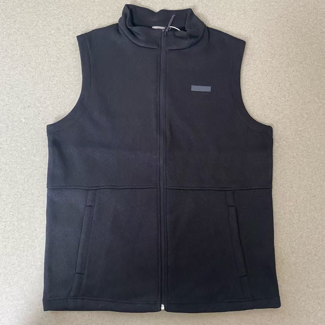 Sweet DD秋季男士针织立领拉链舒适内里抓绒马甲