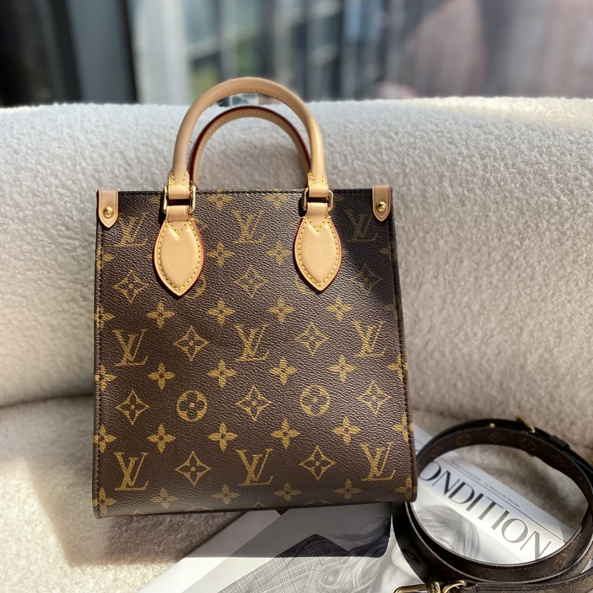 95新 LouisVuitton/路易威登 多多奢品/lv琴谱bb斜挎包/98新