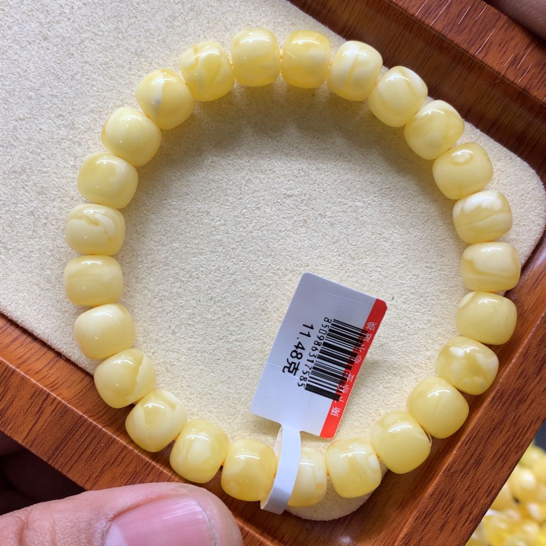 蜜蜡手链未镶嵌蜜蜡