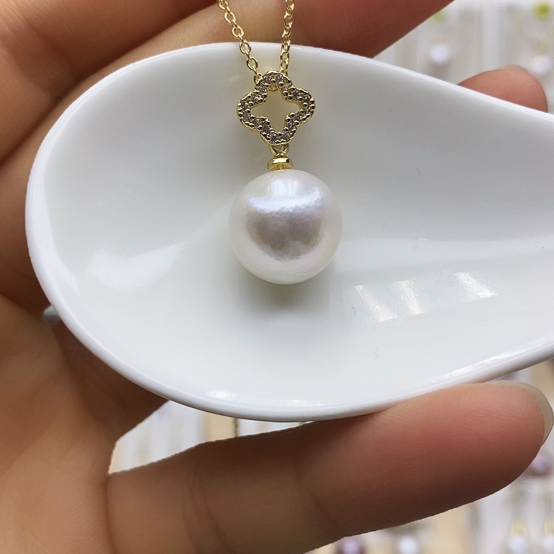 淡水珍珠颈饰合金