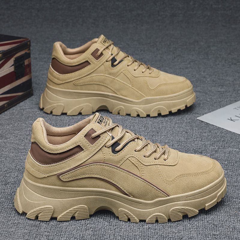 男鞋2025新款劳保工地工作防水耐磨运动休闲工装马丁潮鞋B6873