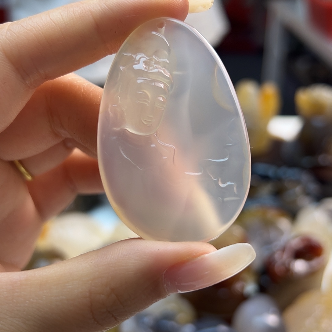 玛瑙/玉髓未镶嵌吊坠(不含链)