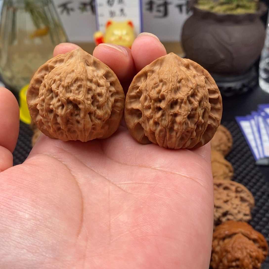 文玩核桃把件全品公子帽40